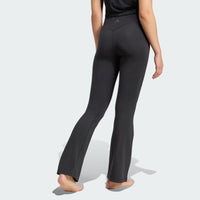 ADIDAS Women's 3-Stripes Studio All Me Flare X-Over Leggings - Black