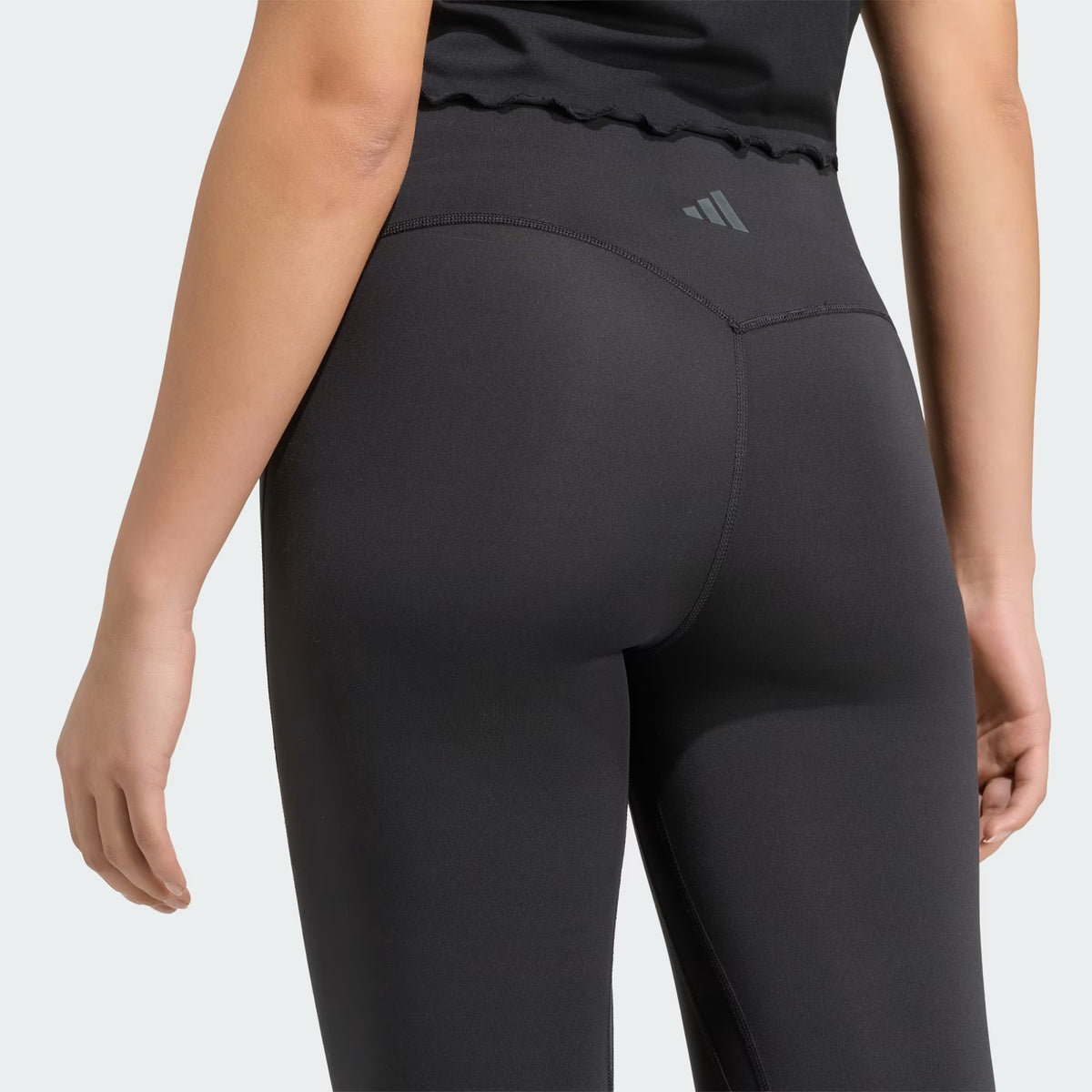 ADIDAS Women's 3-Stripes Studio All Me Flare X-Over Leggings - Black