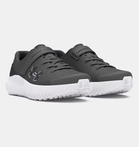 UNDER ARMOUR Boys' Pre-School UA Surge 4 AC Running Shoes - Grey| 3027104 026