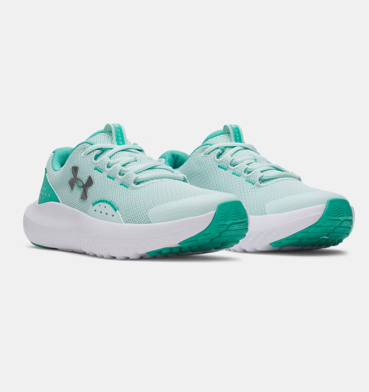 UNDER ARMOUR Girl's GS Surge 4 Running Shoes - Mint | 3027108 703