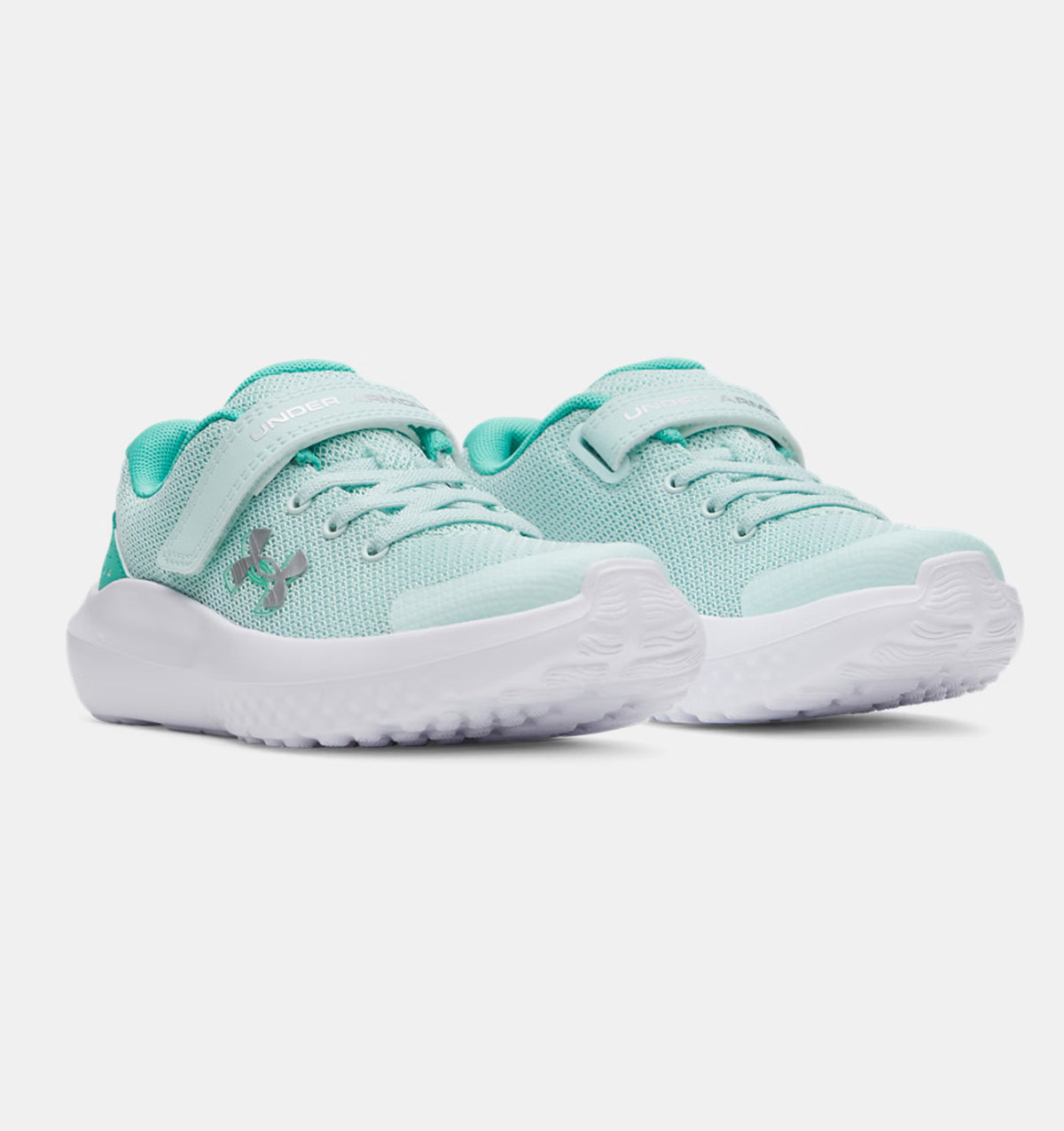 UNDER ARMOUR Girls' PS Surge 4 Running Shoes - Mint | 3027109 703
