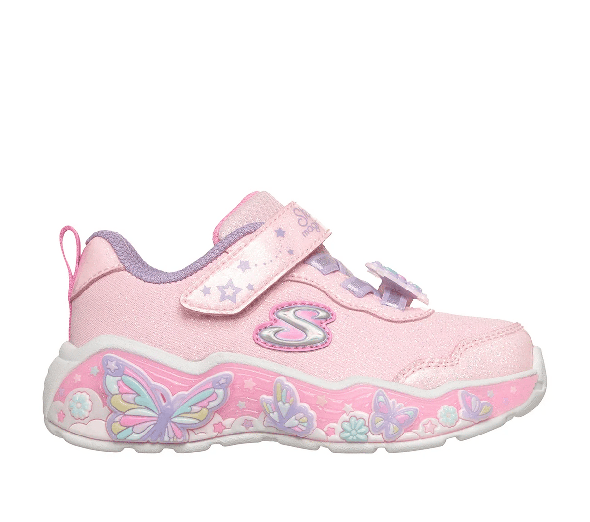 SKECHERS S-Lights: Lil Butterfly Bliss Infant Shoes - Pink | 303066N
