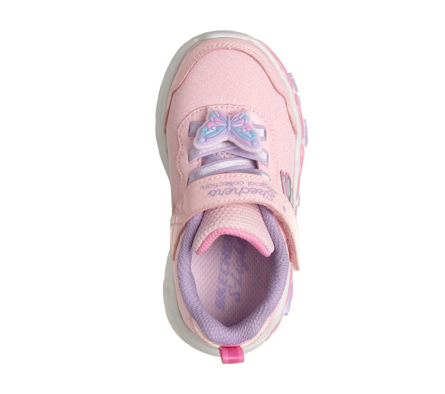 SKECHERS S-Lights: Lil Butterfly Bliss Infant Shoes - Pink | 303066N