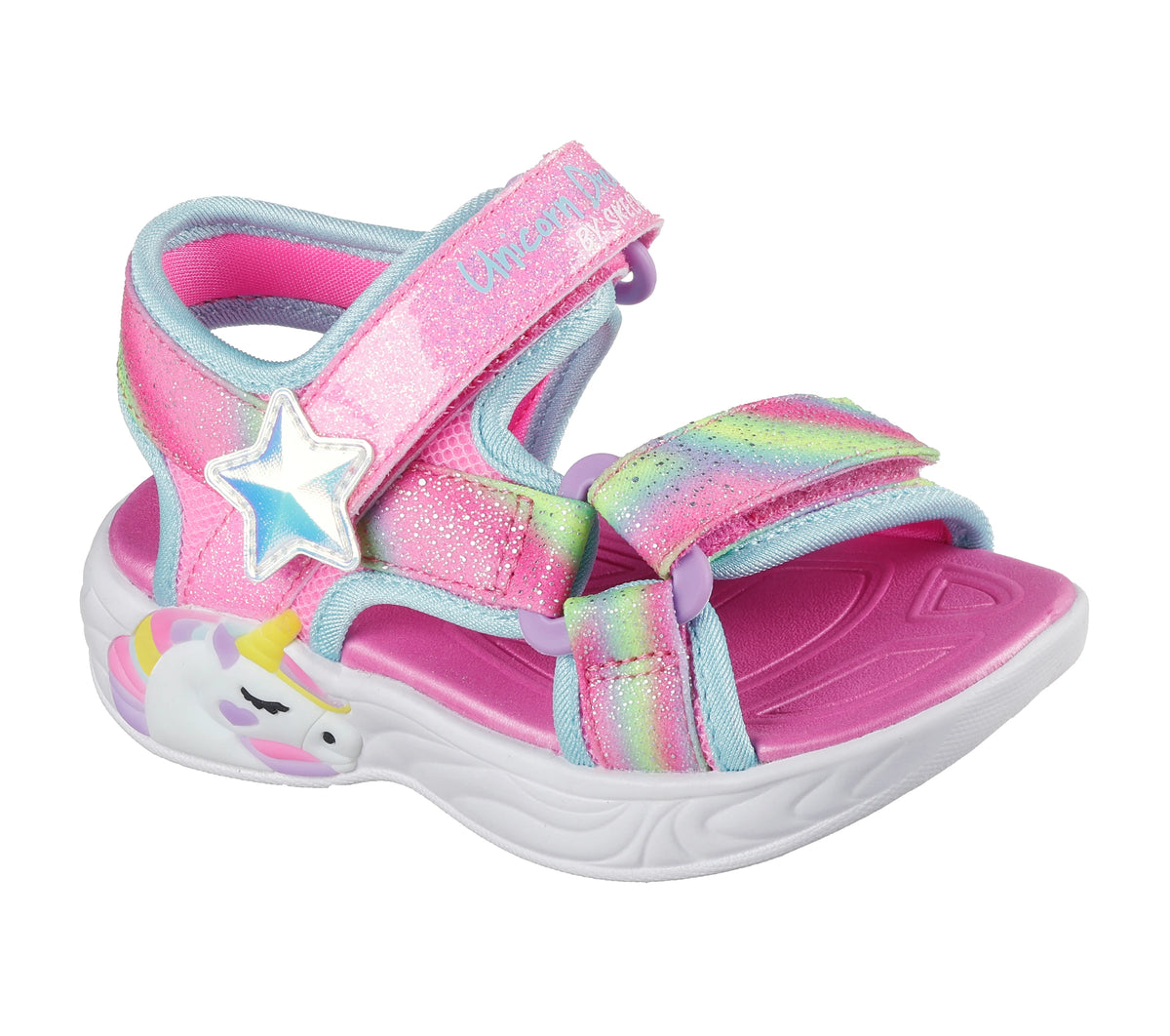 SKECHERS Unicorn Dreams Infant Girl's Sandals - Pink