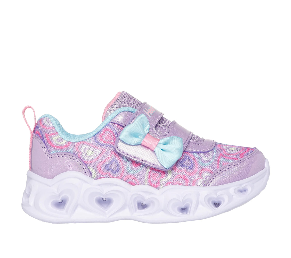 SKECHERS Heart Lights - Boogie Land Infant Girl's Trainers - Lavender