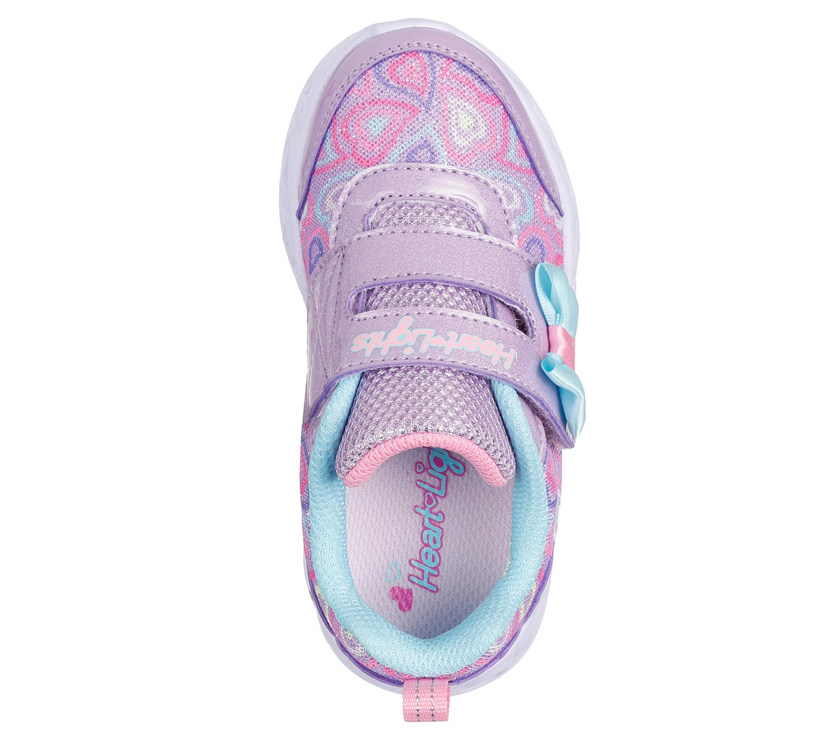 SKECHERS Heart Lights - Boogie Land Infant Girl's Trainers - Lavender