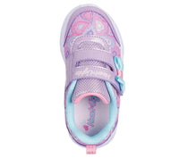 SKECHERS Heart Lights - Boogie Land Infant Girl's Trainers - Lavender