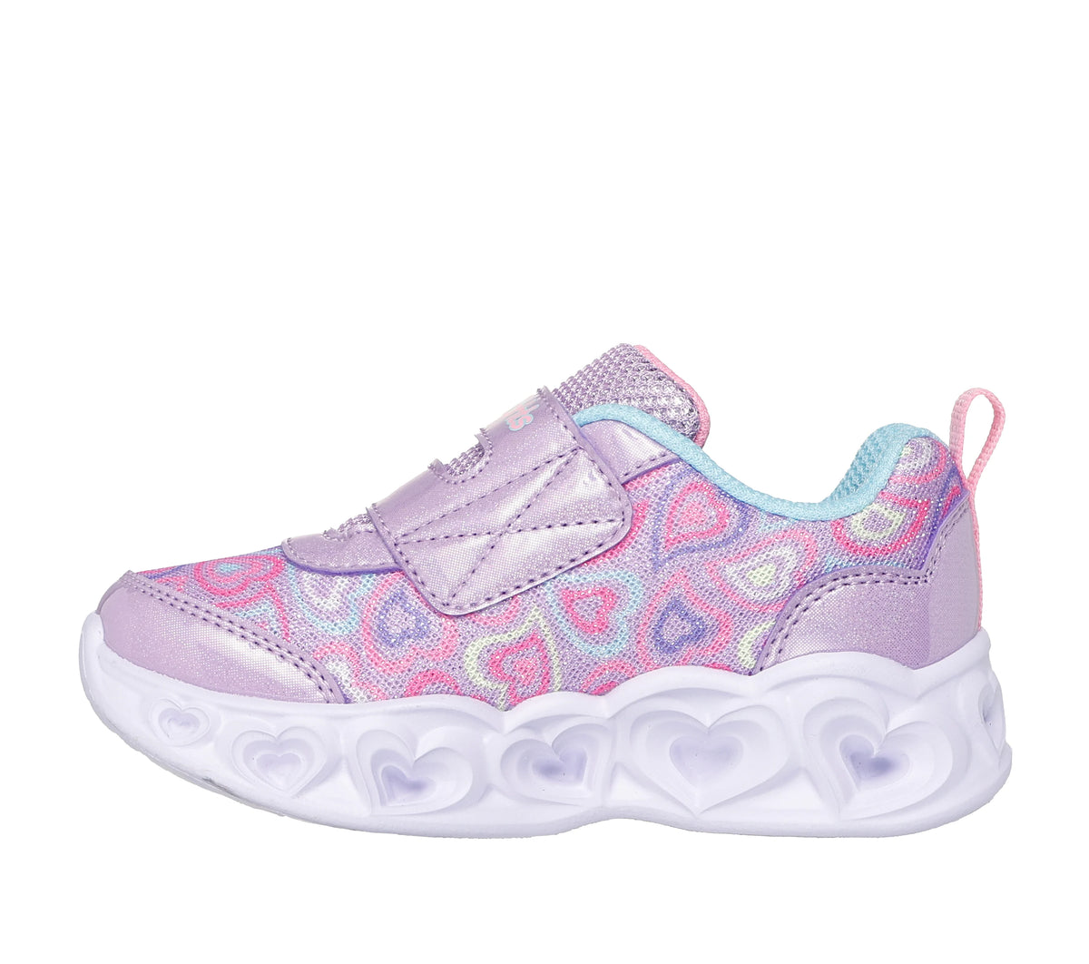 SKECHERS Heart Lights - Boogie Land Infant Girl's Trainers - Lavender