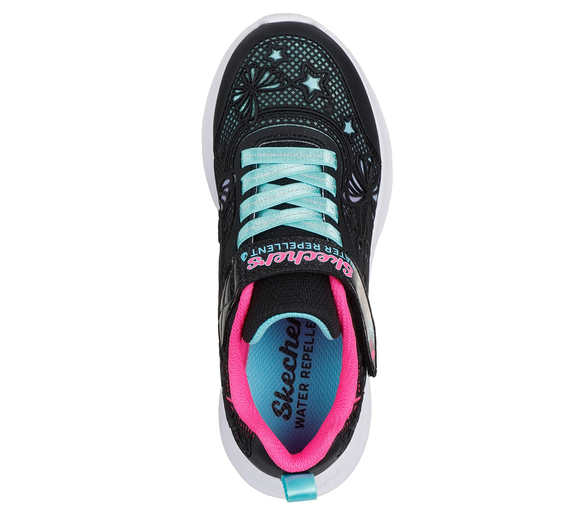 SKECHERS Girl's Jumpsters 2.0 - Butterfly Flush Shoes