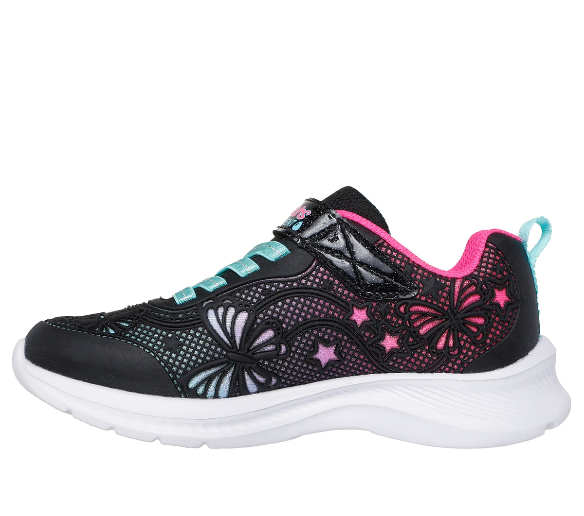 SKECHERS Girl's Jumpsters 2.0 - Butterfly Flush Shoes