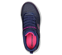 SKECHERS Bounder Girly Groove Glitter Trainers - Navy