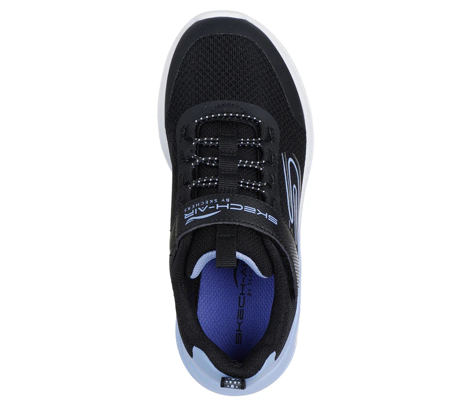 SKECHERS Girl's Microspec Max Advance Fly 3.0 Shoes - Black | 303595L