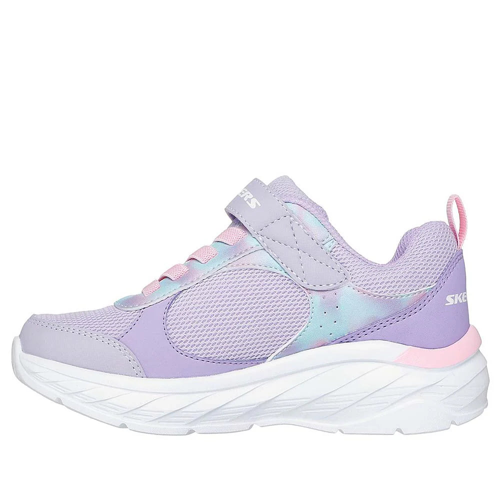 SKECHERS Girl's Boundless - Watercolor Blur Trainers - Purple | 303628L