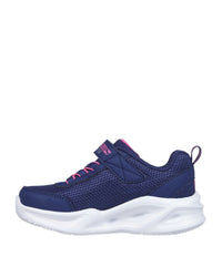 SKECHERS Girl's S-Lights Sola Glow Infant Trainers - Navy | 303715N