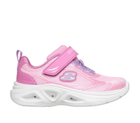 SKECHERS Infant Girl's S-Lights Sola Glow 2.0 - Dazzle Steps Trainers - Pink | 303729N