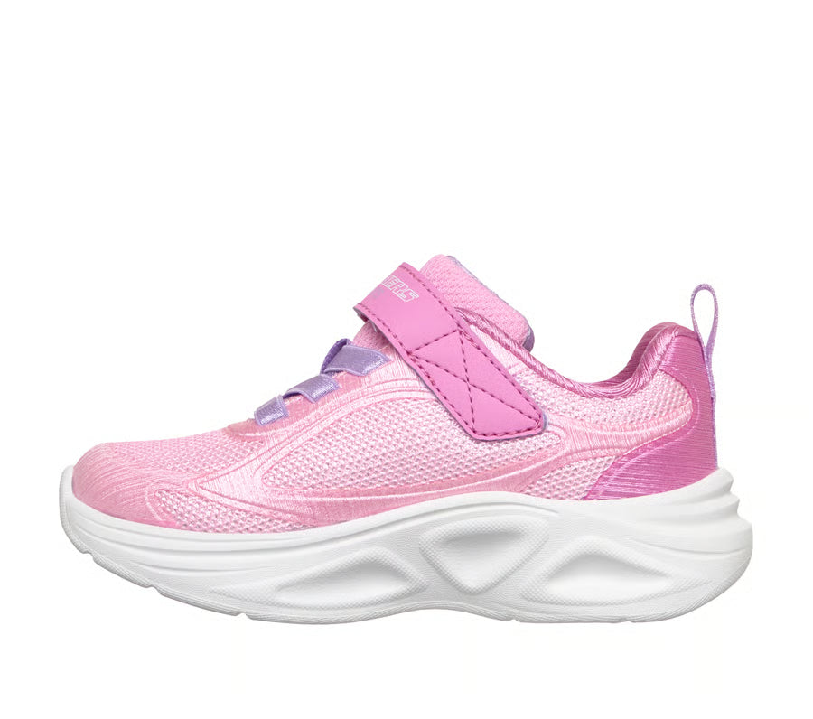 SKECHERS Infant Girl's S-Lights Sola Glow 2.0 - Dazzle Steps Trainers - Pink | 303729N