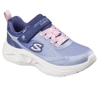 SKECHERS S-Lights Sola Glow 2.0 - Dazzle Steps Girl's Trainers - Navy/Pink | 303729L