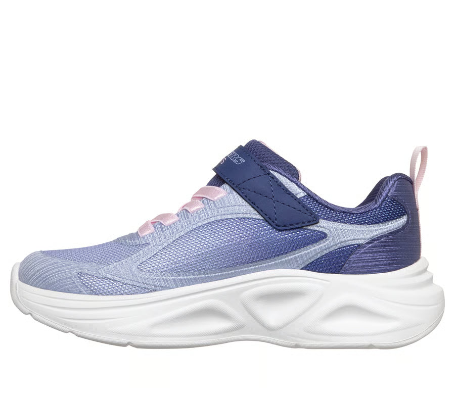 SKECHERS S-Lights Sola Glow 2.0 - Dazzle Steps Girl's Trainers - Navy/Pink | 303729L