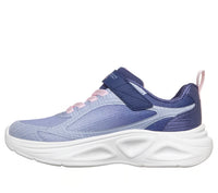 SKECHERS S-Lights Sola Glow 2.0 - Dazzle Steps Girl's Trainers - Navy/Pink | 303729L