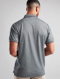 VEDONEIRE Men's Polo Shirt With Chest Pocket - Navy