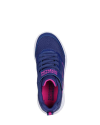 SKECHERS Girl's Go Run Elevate - Sporty Spectacular Trainers - Navy | 303932L