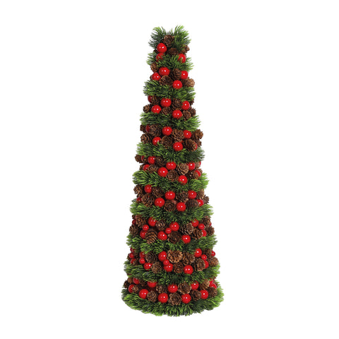 Christmas Cone Berry Tree 54cm