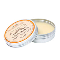 DONEGAL NATURAL SOAP Gentlemen's Soft Shaving Soap with Travel Tin 60g