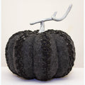 Halloween Black Pumpkin 21cm