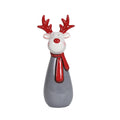 Reindeer Skittle Ceramic Christmas Decoration 20cm