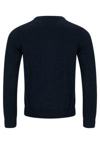 6TH SENSE Cash Crew Neck Jumper - Marine