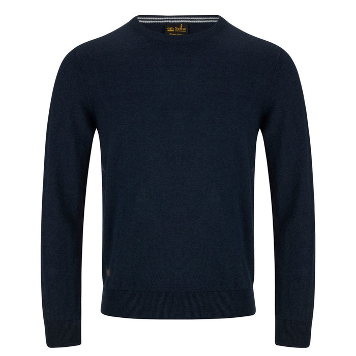 6TH SENSE Cash Crew Neck Jumper - Marine