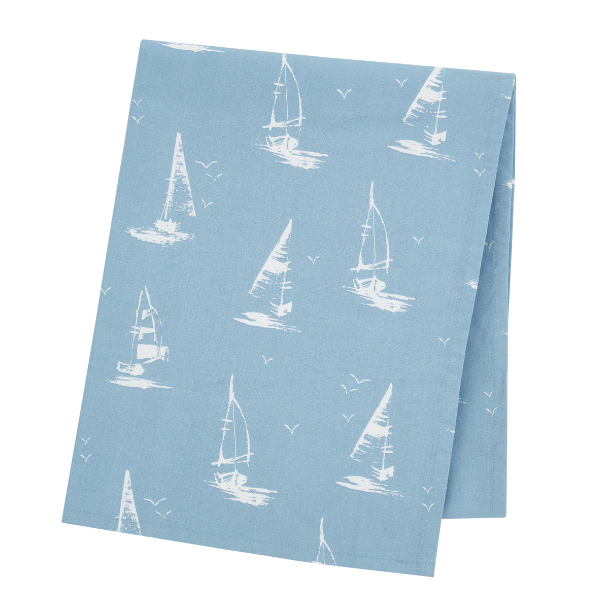 CATHERINE LANSFIELD Salcombe Boats Table Cloth 137x229cm - Blue