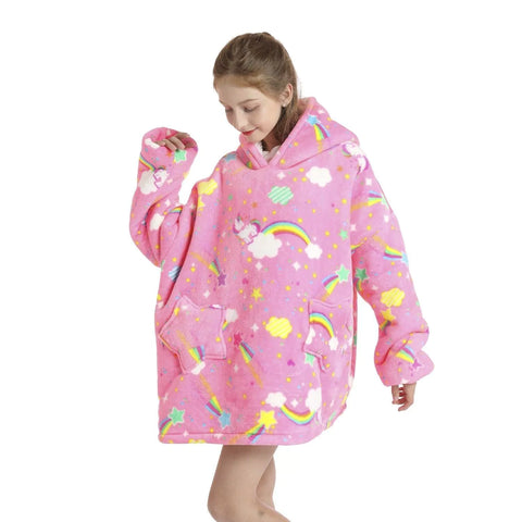 COPE CLOTHING : Kids Rainbow Snuggle Hoodie
