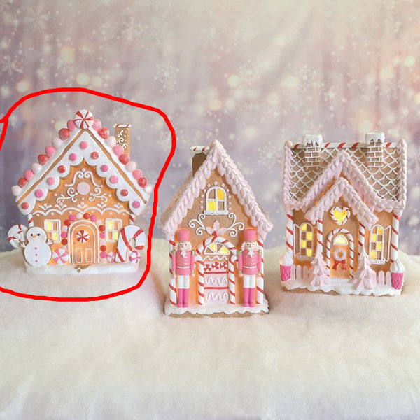 STRAITS LED Gingerbread House 25cm