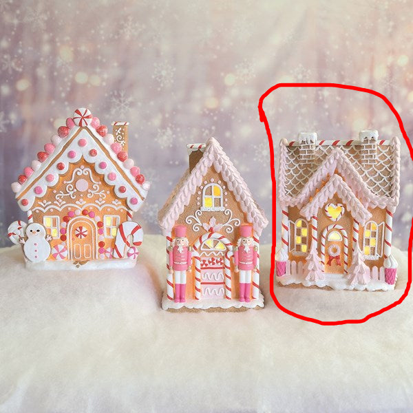STRAITS LED Gingerbread House 25cm