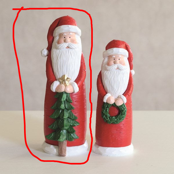 STRAITS Santa with Christmas Tree Figurine 27cm