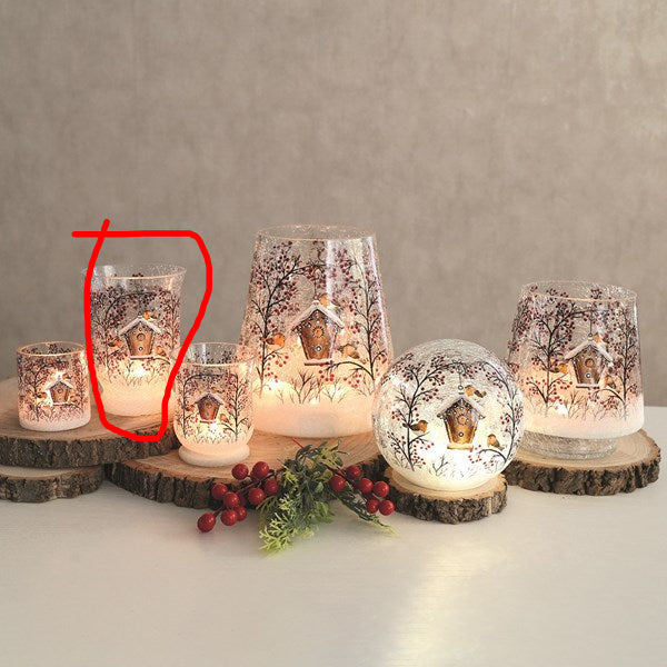 STRAITS Robin Hurricane Tealight Holder 15cm