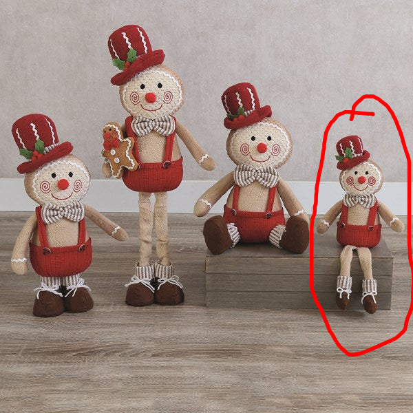 STRAITS Sitting Gingerbread Plush with Dangly Legs 39cm