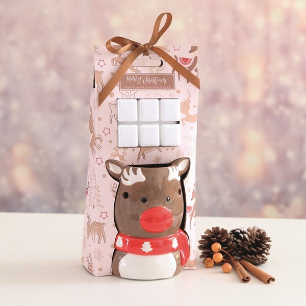 STRAITS Reindeer Wax Melter & Melts 13.5cm