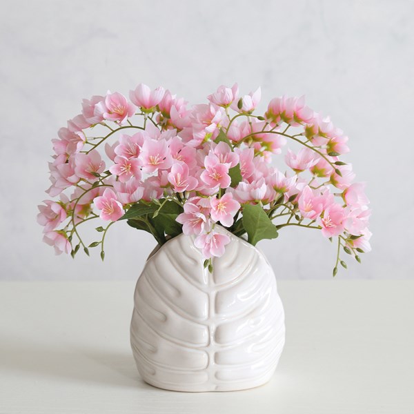 STRAITS Floral Pink Pot 25x26cm