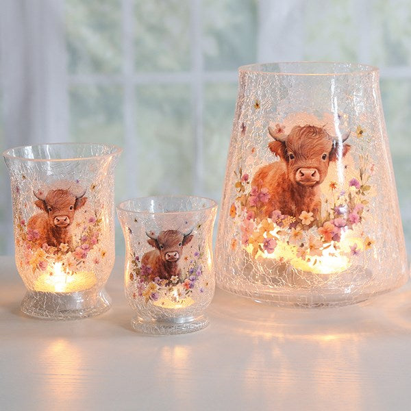 STRAITS Highland Cow Candle Holder 22cm