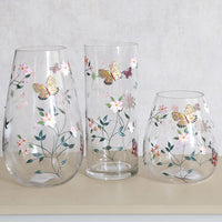 STRAITS Floral Butterfly Oval Vase 25cm