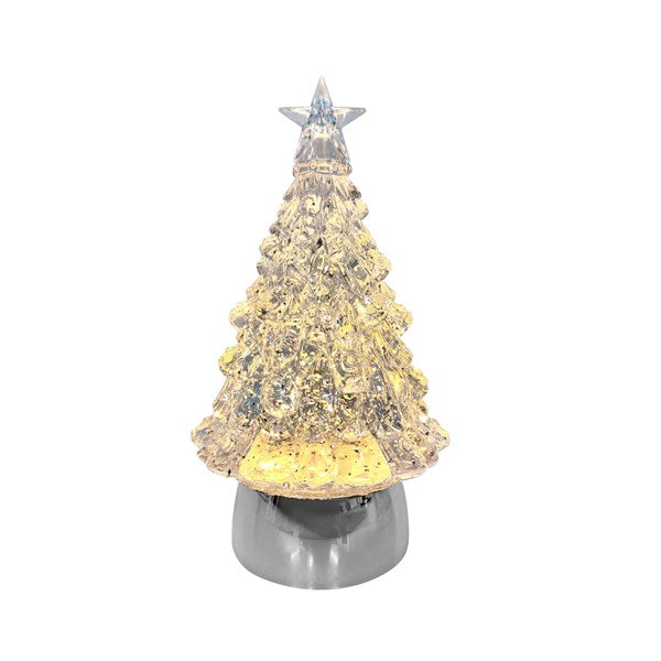 LED TREE SPINNER WHITE 23CM