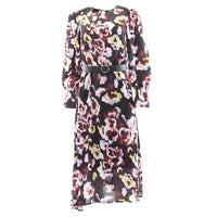 RANT & RAVE Ella Floral Long Sleeve Dress - Black