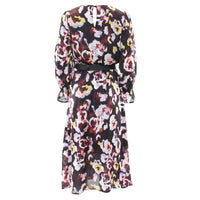 RANT & RAVE Ella Floral Long Sleeve Dress - Black
