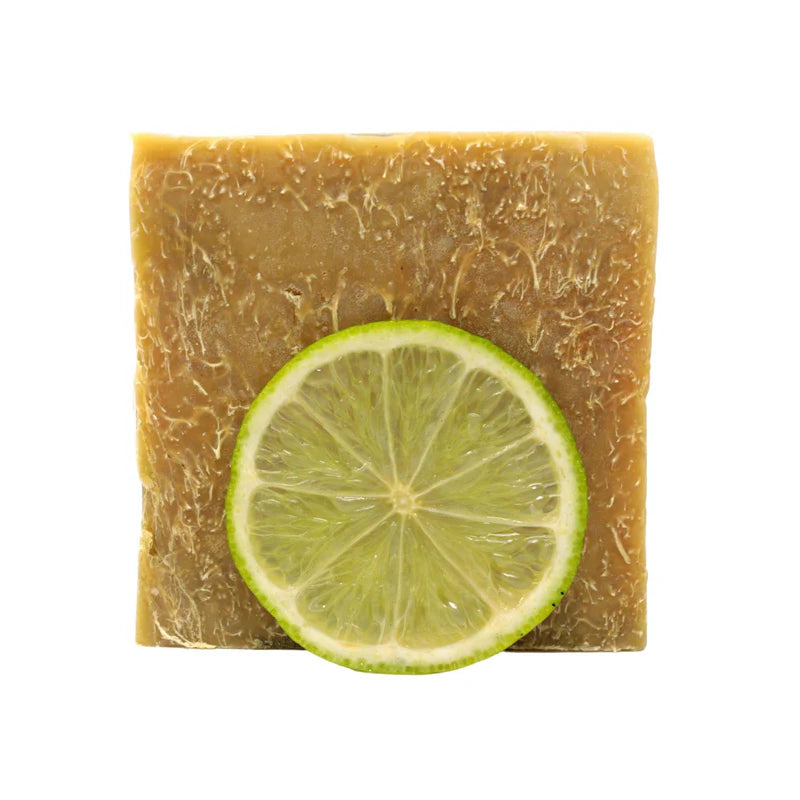 DONEGAL NATURAL SOAP Lime & Spirulina Loofah Natural Soap 140g