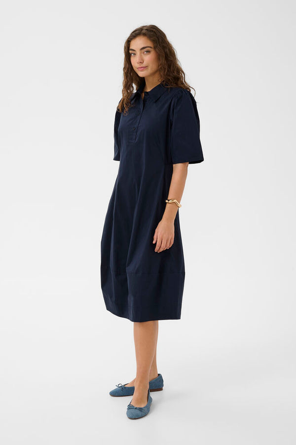 CULTURE Malue Antoinett Dress - Navy
