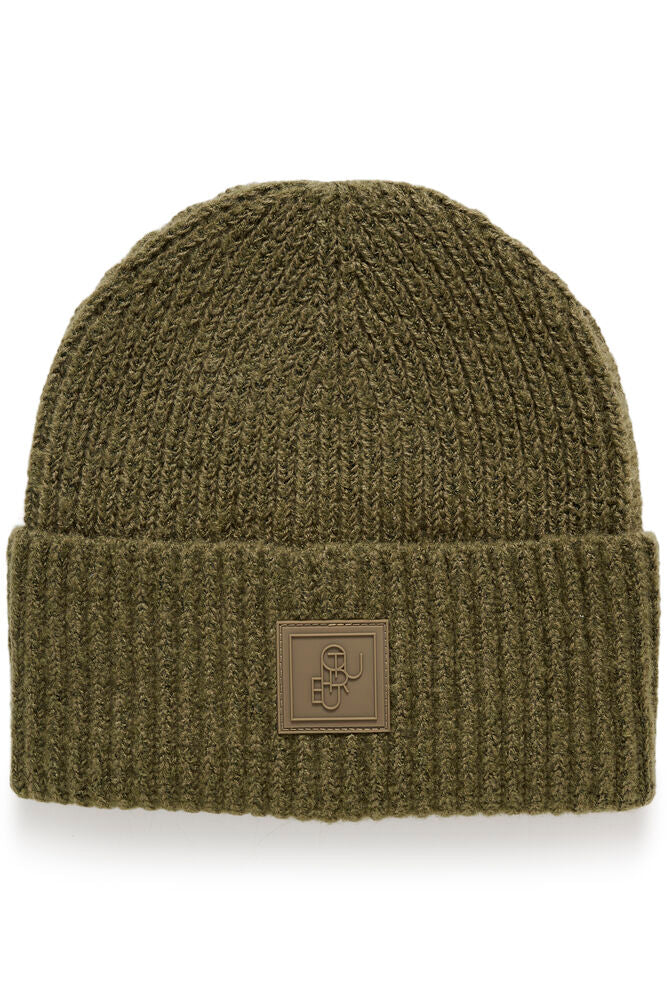 CULTURE Merva Beanie Hat - Olive