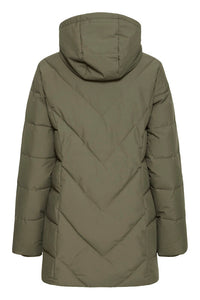 FRANSA Maise Puffer Jacket - Green