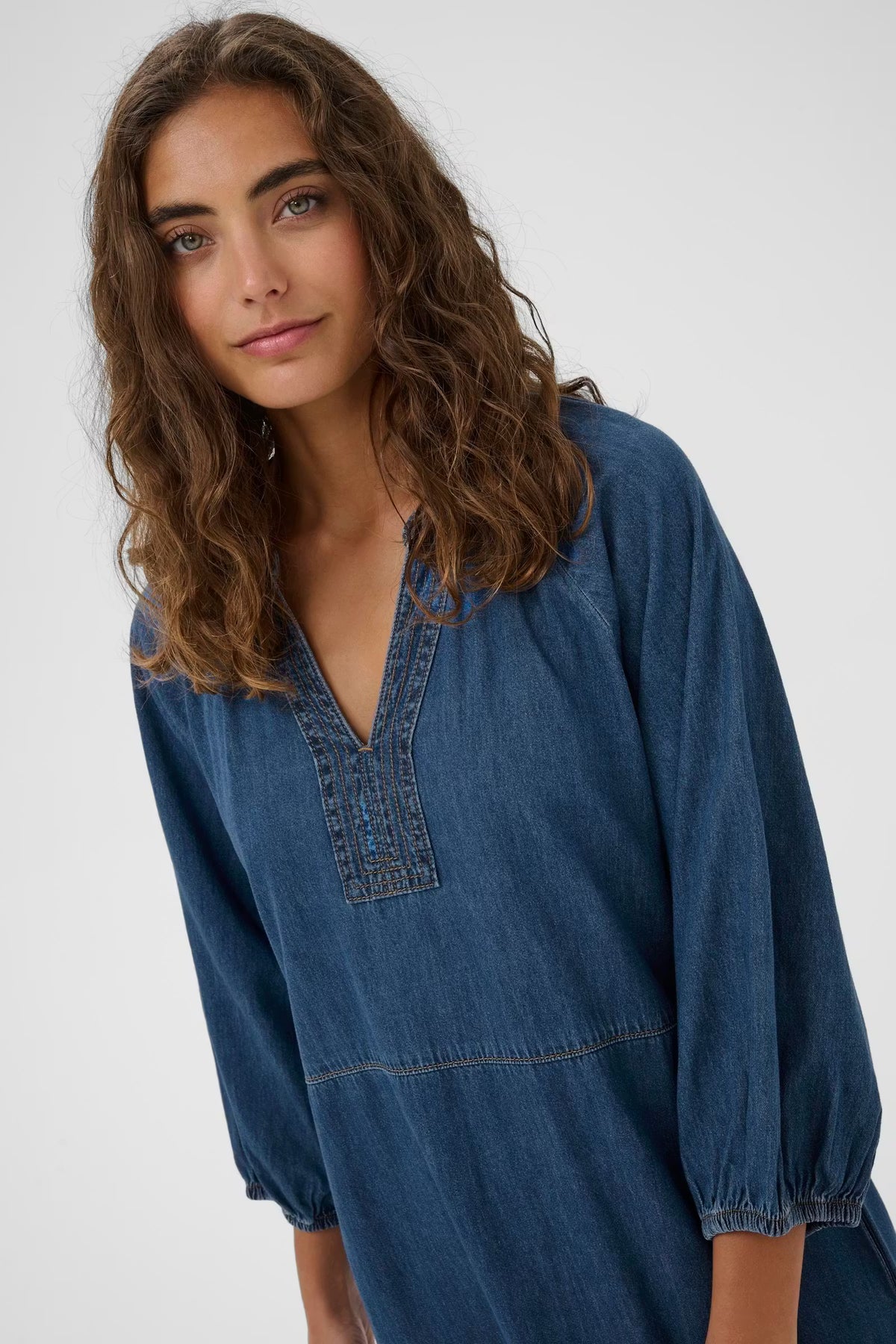 CULTURE Lava Arpa Long Denim Dress